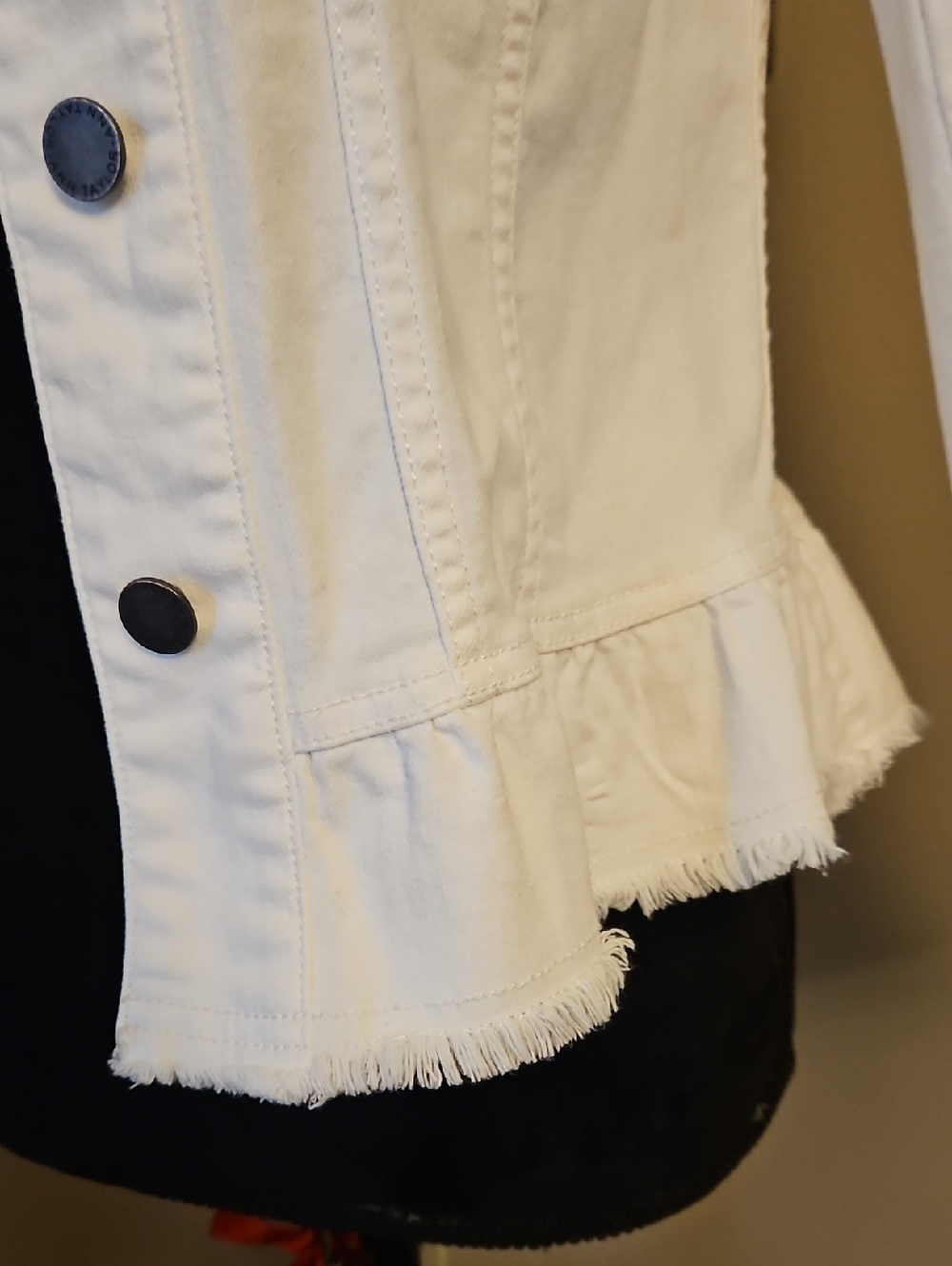 Ann Taylor Ruffled Denim Jacket - Picture 5 of 7